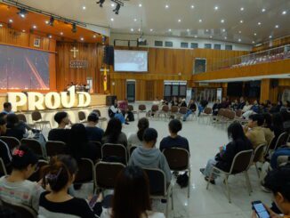 Audiensi terbuka bertajuk ‘Open Forum bersama Rektor Intiyas’ di Balairung Universitas, Jumat (16/05/2025) petang.