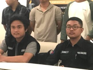 Ketua Senat Mahasiswa Universitas (SMU) 2025, Vander Waruwu dan Ketua Badan Perwakilan Mahasiswa Universitas (BPMU) UKSW, Armando Nistelrooy Takuneno