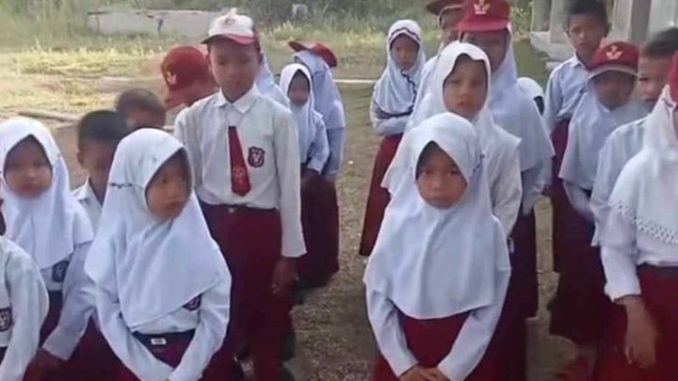 Siswa SD Satahi Galanggang. (Ist.)