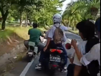 Tangkapan layar video siswa gagalkan aksi pencurian