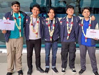 Tim Indonesia pada ajang IPhO 2025. (dok.puspresnas)