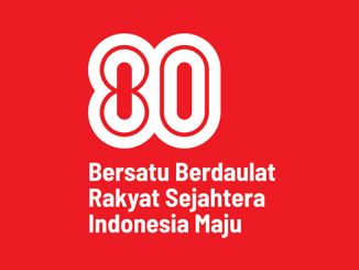 Logo HUT ke-80 RI. (dok.setneg)