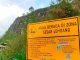 Papan peringatan di zona Sesar Lembang. (Ist.)