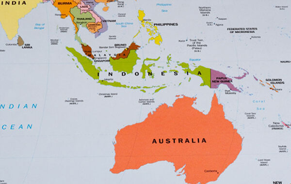 Peta Indonesia dan Australia. (Ist.)
