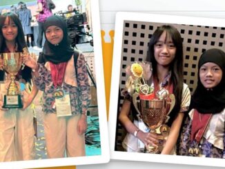 Dua murid berprestasi dari SD Cikal Surabaya, Sakina dan Stevia