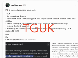 Tangkapan layar Thread @yudhisurogin