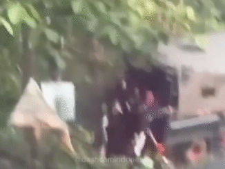 Tangkapan layar Truk Pengangkut Siswa SMP Wahdah Gowa Terbalik di Tanjakan Ekstrem