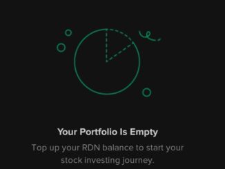 Tangkapan layar aplikasi Stockbit saat error