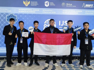 Tim Indonesia pada ajang IJSO 2025. (dok.puspresnas)