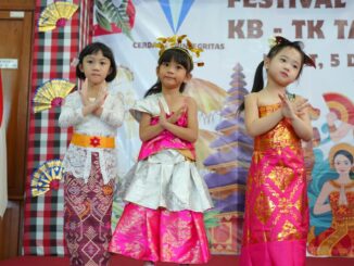 KB-TK Tarakanita 1 sukses menyelenggarakan Festival Budaya Bali pada Jumat, 5 Desember 2025 lalu