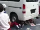 Tangkapan layar peristiwa mobil MBG menabrak siswa di Cilincing. (Ist.)