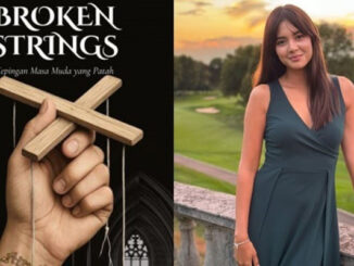 Aurelie Moeremans dan buku terbarunya. (Ist.)