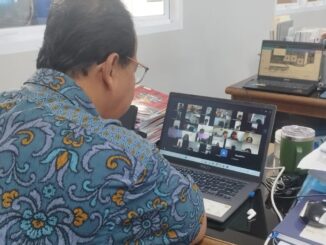 Pembelajaran Jarak Jauh (PJJ) di Sekolah Tarakanita Blok Pluit (KalderaNews/Winarto)
