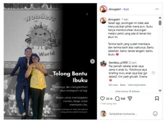 Unggahan Dino Gabriel, putra dari Ibu Christiana Budiyati (Bu Budi), di media sosial Instagram memicu gelombang solidaritas yang menyentuh hati.