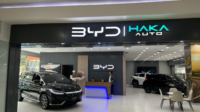 Haka Auto, grup mega dealer kendaraan listrik BYD di Indonesia