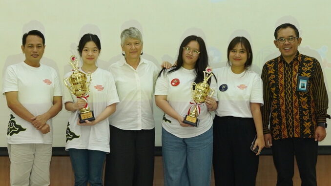 Sydney Venecia dari SMA Ignatius Global School Palembang dan Nicole Alexandra Prayugo dari Saint John’s Catholic School BSD akan berlaga di Olimpiade Bahasa Jerman Tingkat Internasional yang dijadwalkan berlangsung pada 13-22 Juli 2026 di kota Mannheim, Jerman