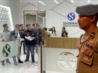 Direktorat Tindak Pidana Ekonomi Khusus (Dittipideksus) Bareskrim Polri menggeledah kantor PT Shinhan Sekuritas Indonesia di SCBD, Jakarta Selatan, Selasa, 3 Februari 2026 (Foto: Dok. Dittipideksus Bareskrim Polri)