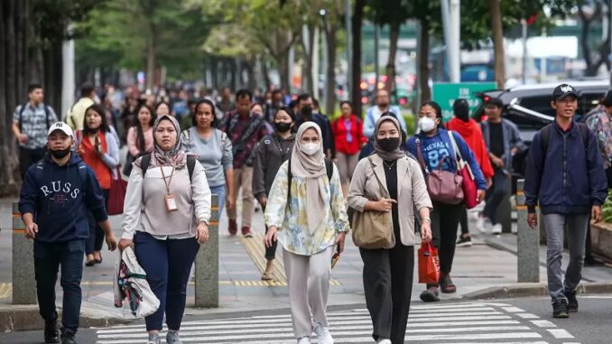 Pekerja di kota besar