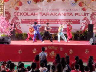 Perform dari siswa sekolah Tarakanita Pluit (Foto; Winarto)