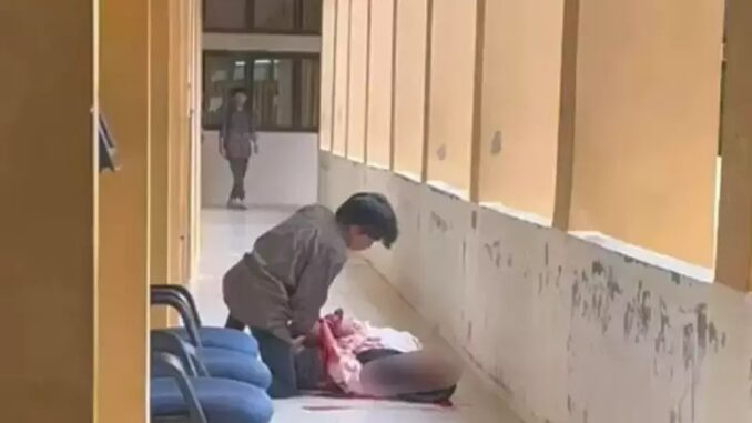 Insiden penyerangan terhadap seorang mahasiswi terjadi di lingkungan kampus UIN Sultan Syarif Kasim Riau, Kamis 26 Februari 2026. (Ist.)