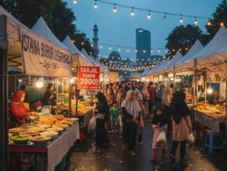 War takjil di Jakarta. (Ist.)