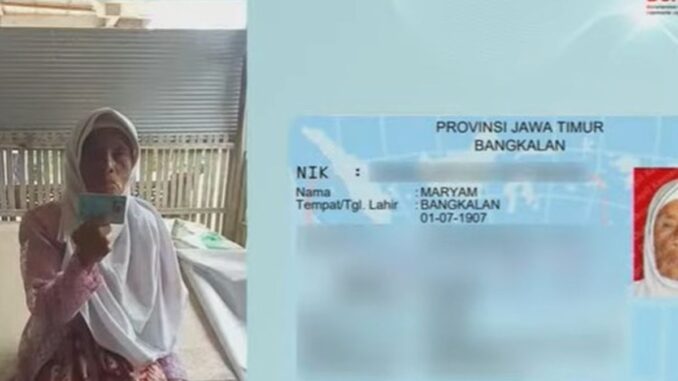 Warga Bangkalan bernama Maryam menjadi orang tertua di Indonesia dengan usia 118 tahun