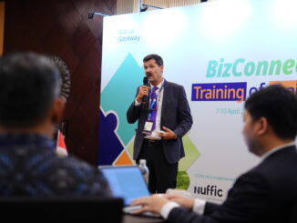 The BizConnect Training of Trainers (ToT) programme under the EU–ASEAN Sustainable Connectivity Package – Higher Education (SCOPE-HE). Held from 7 to 10 April 2026 in Bali