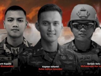 Tiga prajurit TNI yang guur di Lebanon: Mayor Inf Anumerta Zulmi Aditya Iskandar yang dimakamkan di TMP Cikutra Bandung, Serka Anumerta Muhammad Nur Ichwan yang dimakamkan di TMP Giri Dharmolyo II Magelang, serta Kopda Anumerta Farizal Rhomadhon yang dimakamkan di TMP Giripeni Kulon Progo