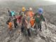 Evakuasi korban erupsi Gunung Dukono di Kabupaten Halmahera Utara, Maluku Utara