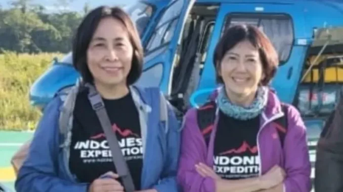 Dua pendaki Elsa Laksono dan Lilie Wijayanti Poegiono meninggal dunia etelah melakukan pendakian di Puncak Carstensz Pyramid