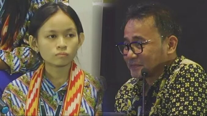 Josepha Alexandra (kiri), siswi SMAN 1 Pontianak. (Ist.)