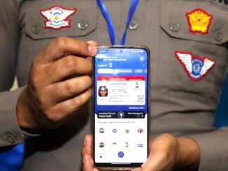 Tampilan fisik SIM Digital