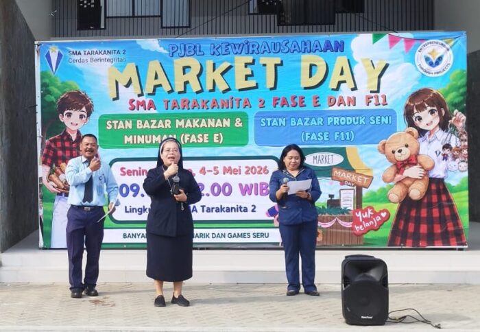 Pembukaan Market Day SMA Tarakanita 2 Jakarta, Senin dan Selasa, 04–05 Mei 2026