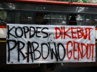 Aksi BEM UI menuju Bundaran HI Jakarta (KalderaNews/Ist)