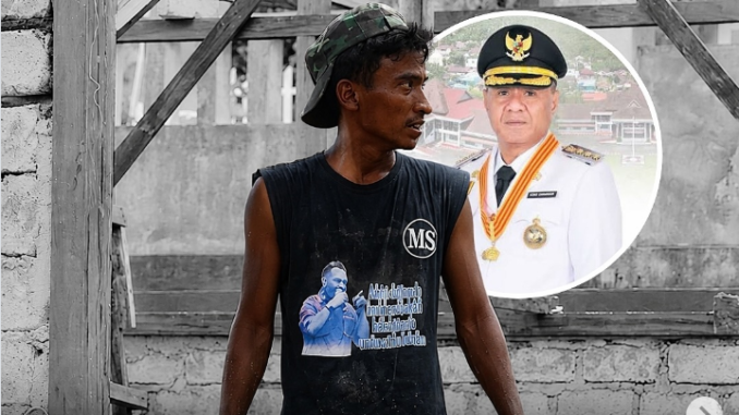 Muhammad Rafdy Anak Wali Kota Tidore, Muhammad Rafdi Marajabessy, viral karena memilih bekerja sebagai kuli bangunan sejak SMA (KalderaNews/Tangkapan layar @zenwiill)