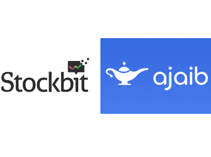 Aplikasi saham Stockbit dan Ajaib