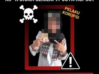 Unggahan viral dugaan korupsi mahasiswa penerima beasiswa KIP Unair. (Ist.)