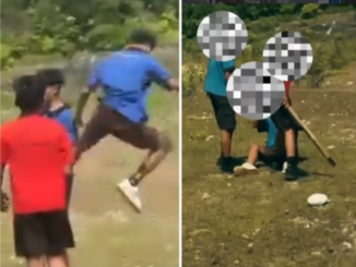 : Cuplikan video yang viral di media sosial memperlihatkan seorang siswa SMP menjadi korban perundungan oleh sejumlah teman sebayanya di kawasan Jimbaran, Badung. (Dok. tangkapan layar akun Instagram @semeton_badung)