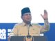 Presiden Prabowo Subianto memberikan arahan kepada ribuan peserta rapat konsolidasi Program Makan Bergizi Gratis (MBG) di Sentul International Convention Center (SICC), Kabupaten Bogor, Jawa Barat, Rabu, 3 Juni 2026