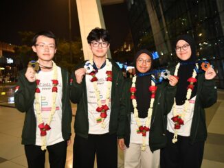 Tim Indonesia di International Biology Olympiad (IBO) ke-37 yang diselenggarakan di Vilnius, Lithuania