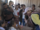 Luna Maya berinteraksi dengan anak-anak di Desa Watugong, Kecamatan Alok Timur, Kabupaten Sikka, Nusa Tenggara Timur (NTT)