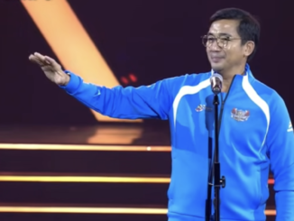 Ketua Pelaksana E-Sports Kapolri Cup 2026, Brigjen Adex Yudiswan saat Opening Ceremony Grand Final E-Sports Kapolri Cup 2026 yang diselenggarakan di Indonesia Arena, Gelora Bung Karno (GBK), Jakarta pada 8–9 Agustus 2026