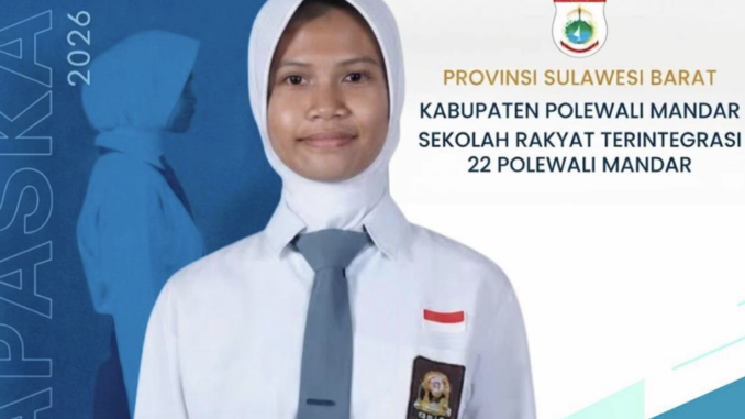 Ismi Ulfaida, anak petani dari Polewali Mandar yang jadi siswa Sekolah Rakyat pertama di Paskibraka Nasional 2026