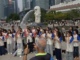 Tangkapan layar PENABUR Children Choir menyanyikan Rambadia di Merlion Park, Singapura