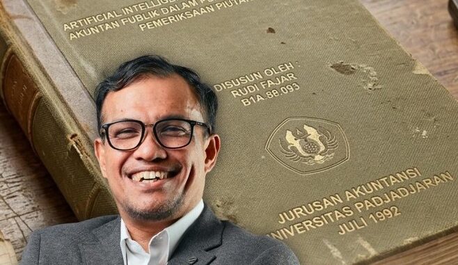 Rudi Fajar, alumnus FEB Unpad yang tulis skripsi AI pada 1992 Rudi Fajar, alumnus FEB Unpad yang tulis skripsi AI pada 1992