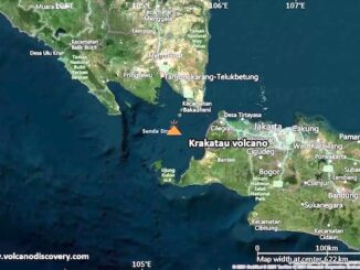 Peta sekitar Gunung Anak Krakatau