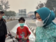 Tangkapan layar bagi-bagi masket penangkal asap kebakaran hutan