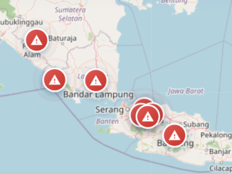 Bandara yang ditutup akibat abu vulkanik Gunung Anak Krakatau