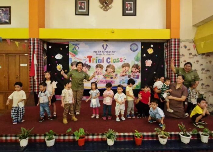 Keseruan kegiatan trial class di KB -TK Tarakanita 1