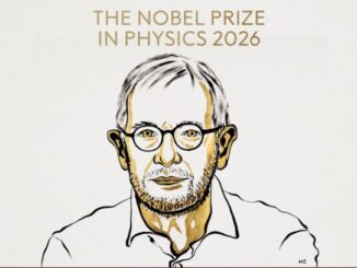 Peraih Fisika 2026 Francis Halzen “atas kontribusi penentu bagi Observatorium Neutrino IceCube dan penemuan neutrino berenergi tinggi asal astrofisika